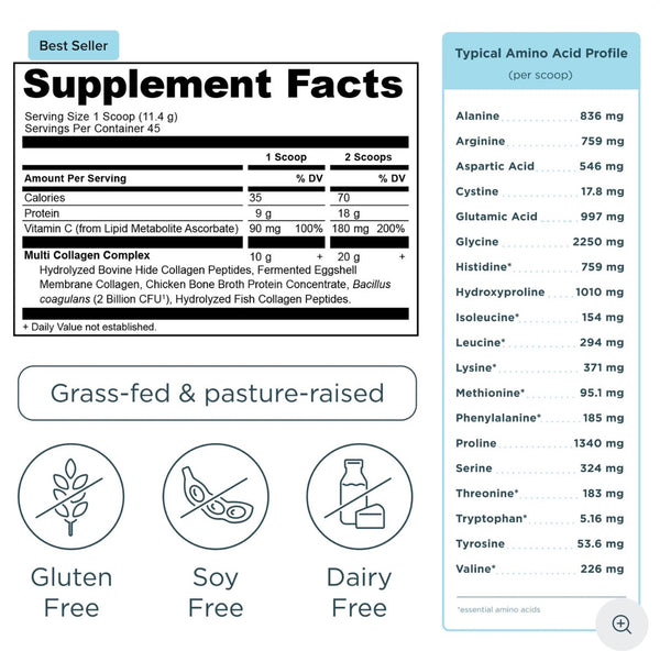 Multi Collagen Protein 70 servings