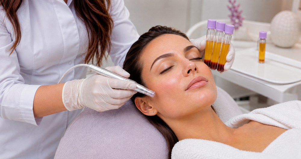 PRP/PRF Facial Rejuvenation with Exosomes