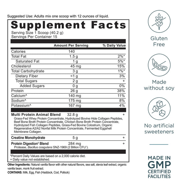 Multi Protein + Creatine Animal Bases 21oz
