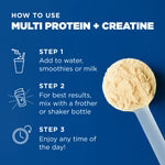 Multi Protein + Creatine | Powder Vanilla Bean (15 Servings)