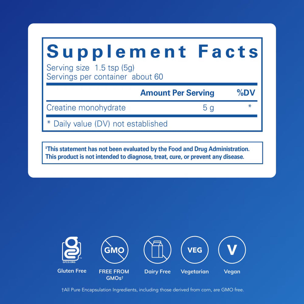 Creatine - Pure Encapsulations 11.1 oz