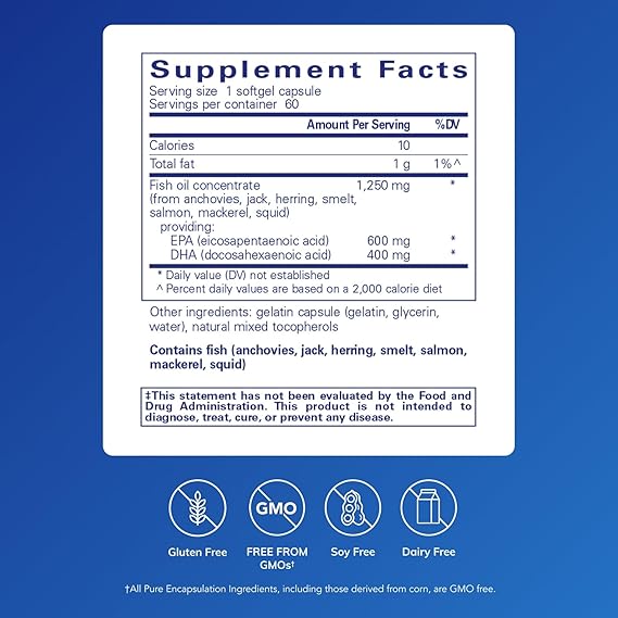 Pure Encapsulations O.N.E. Omega - 60 Capsules