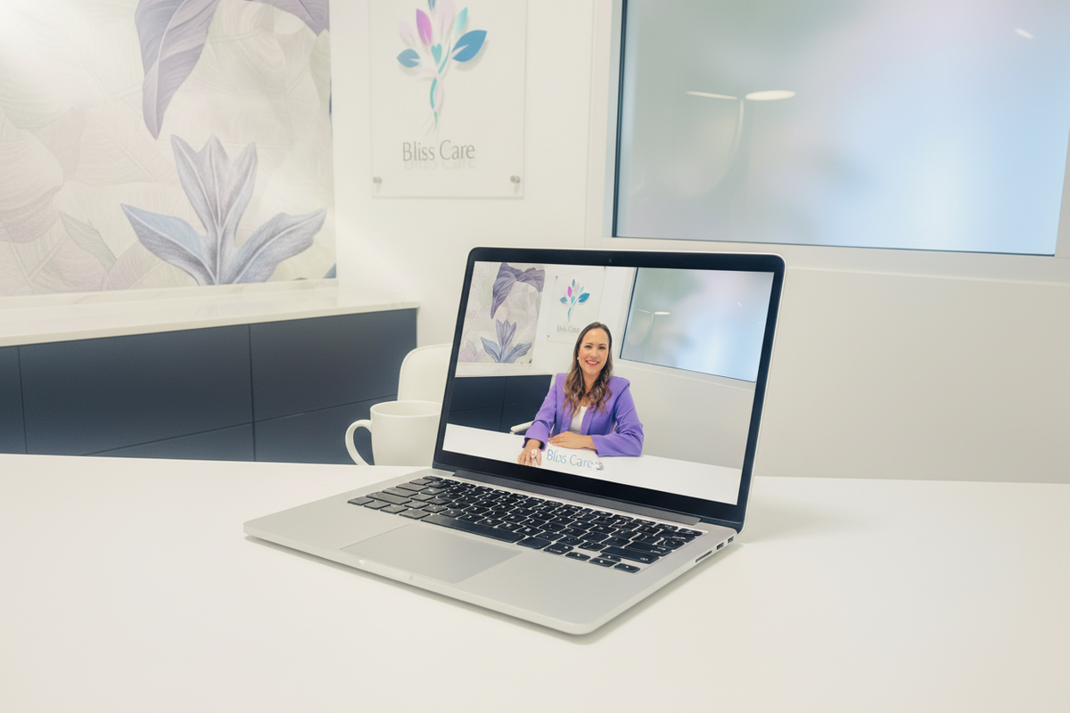 Tu foto en laptop